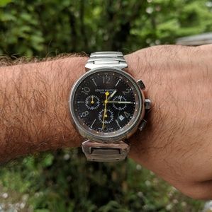 Louis Vuitton Tambour Chronograph SS Watch